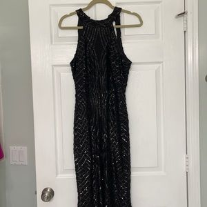 Ellington black sequin dress